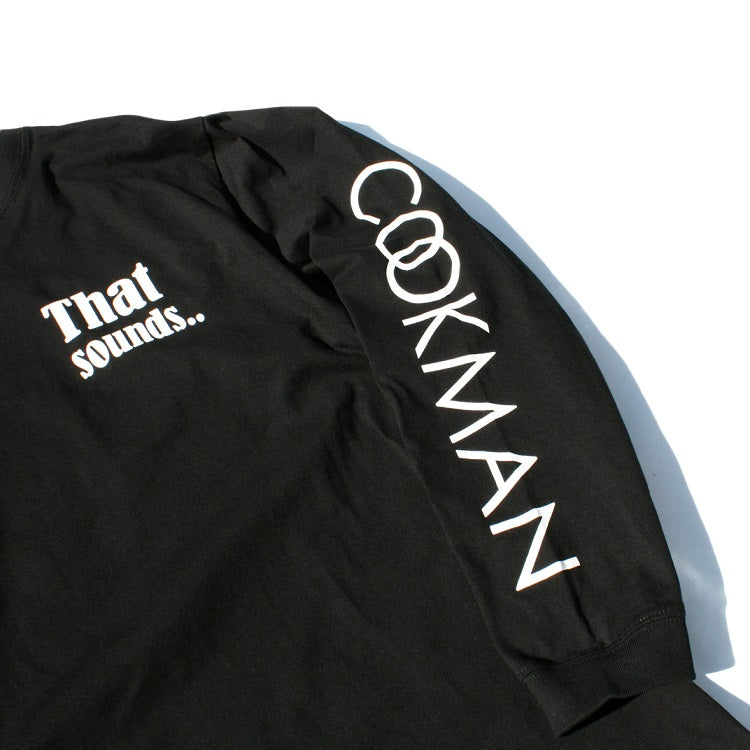 Cookman Long Sleeve Tees - GOOD : Black (Slim Fit)