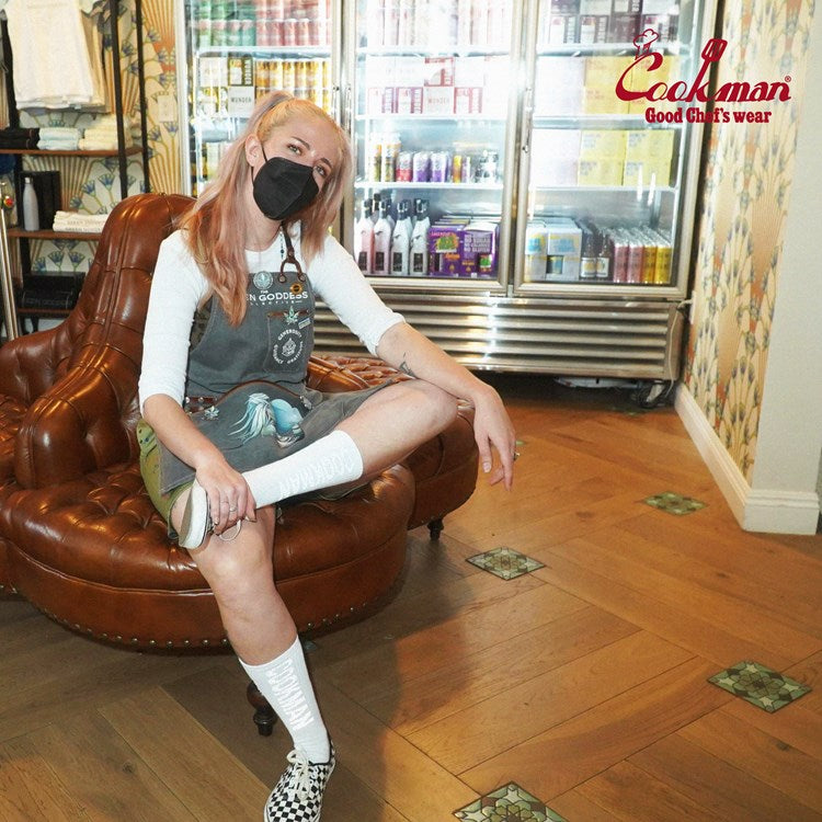 Cookman Rib Crew Socks - Reflector : White