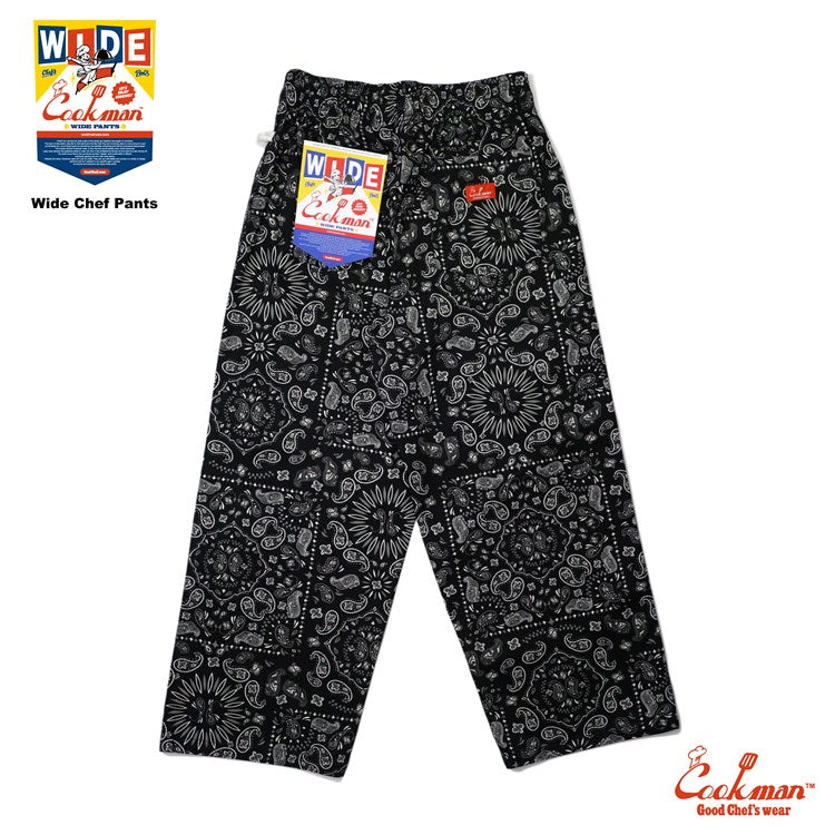 Cookman Black Paisley Shorts