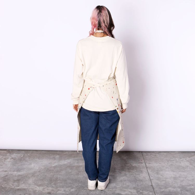 Cookman Long Apron - Sauce Splash : Beige
