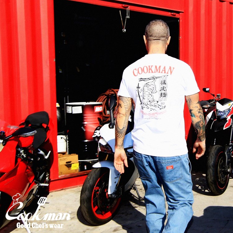 Cookman Tees - Tiger : White