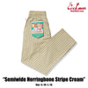 Cookman Chef Pants Semiwide -  Herringbone Stripe : Cream