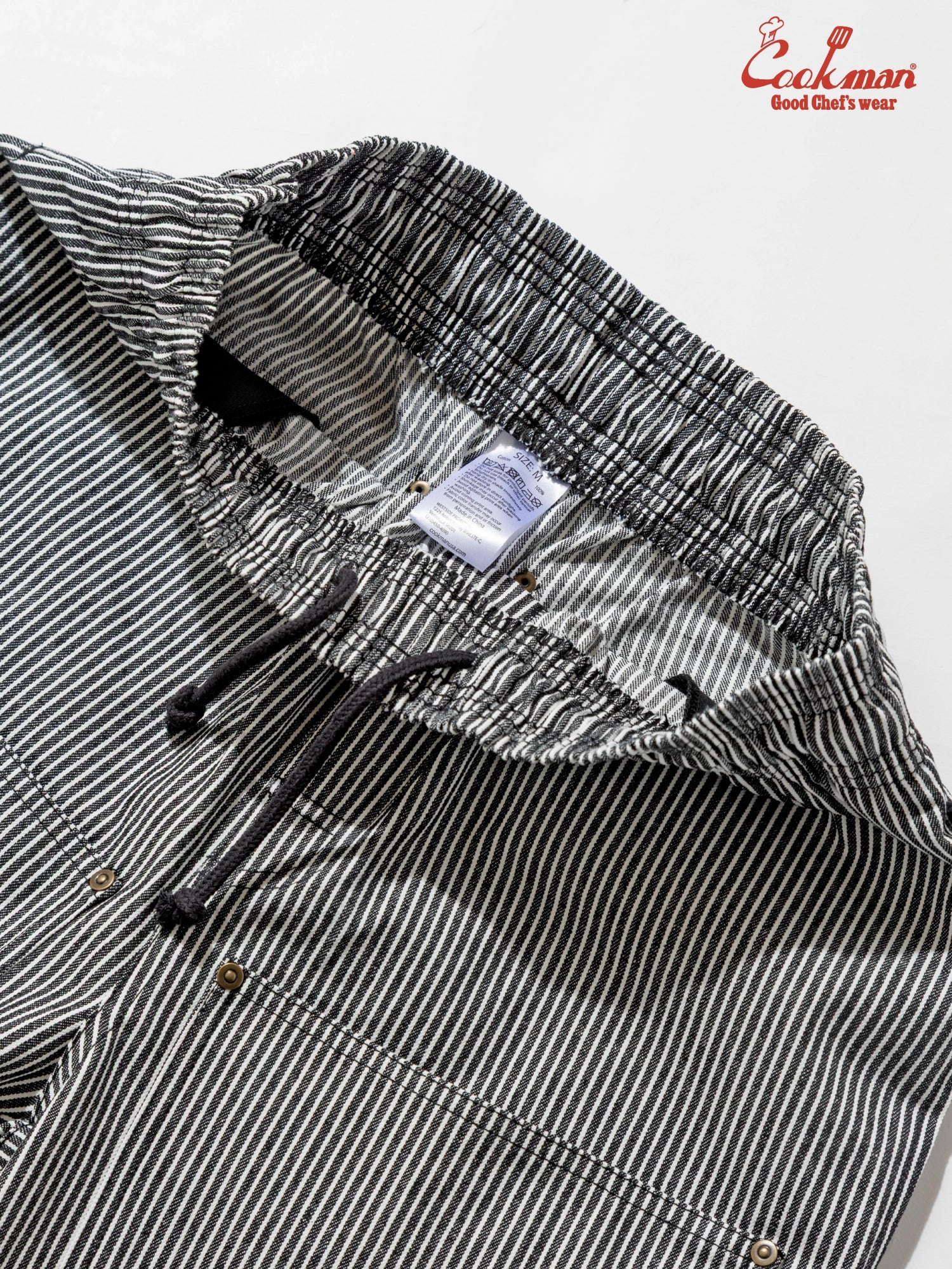 Chef Short Pants Front Pocket - Hickory : Black