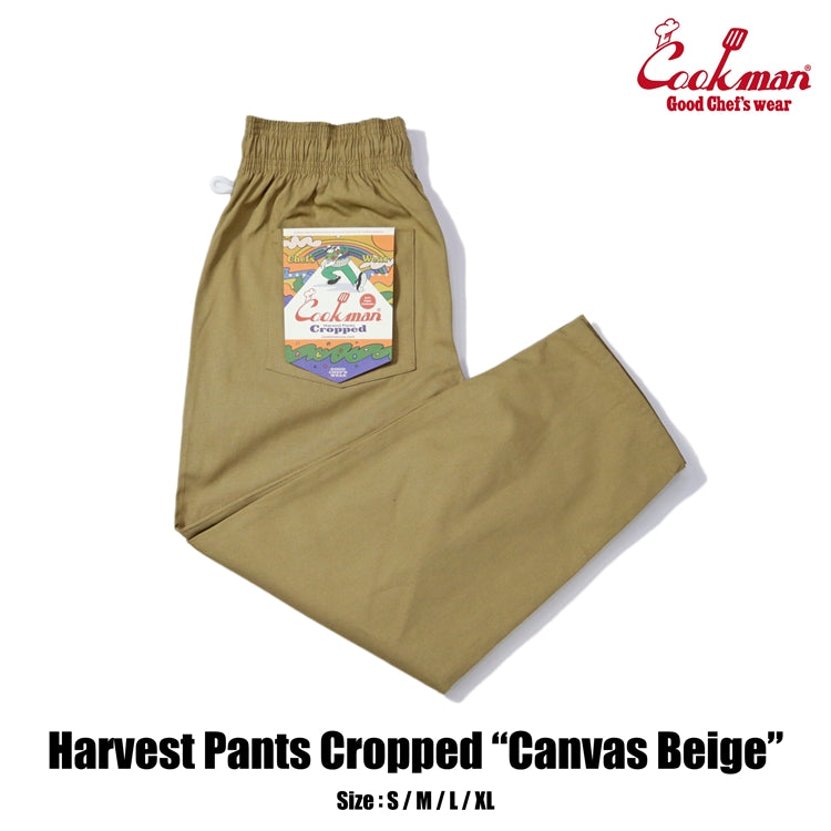 Harvest Pants Cropped Canvas - Beige