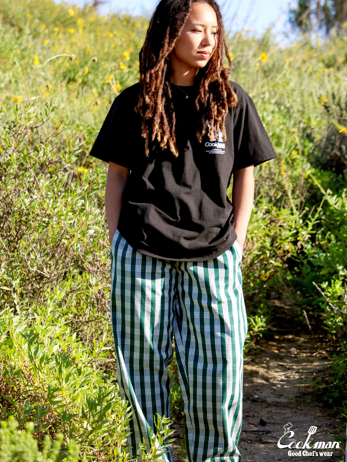Chef Pants Semiwide -  PALAKA Check : Green