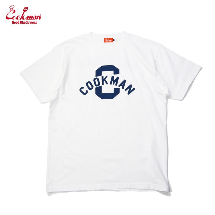 Cookman Tees - Flock Arch : White