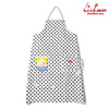 Cookman Long Apron - Dots : White