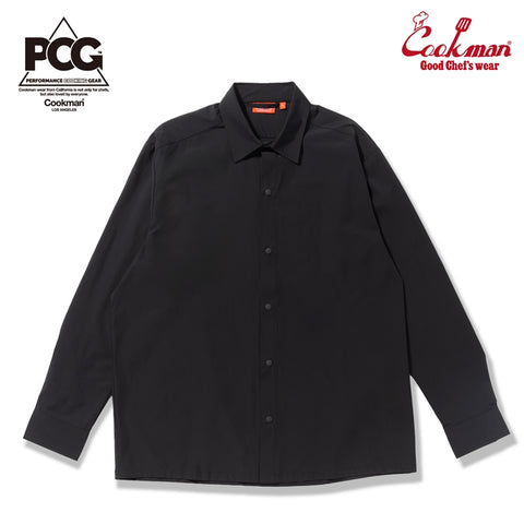 Cookman Work Shirts Long Sleeve - Black