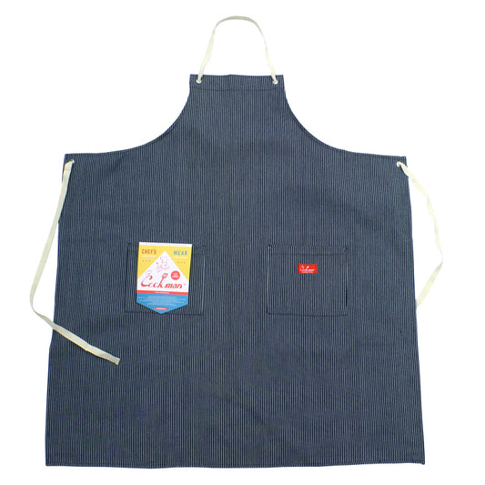 Long Apron - Hickory : Navy