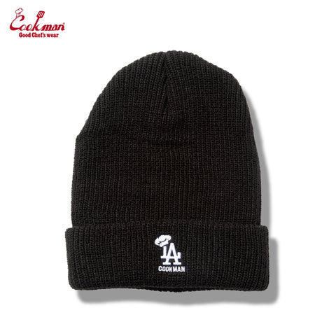 Cookman Beanie - Chef Hat LA : Black