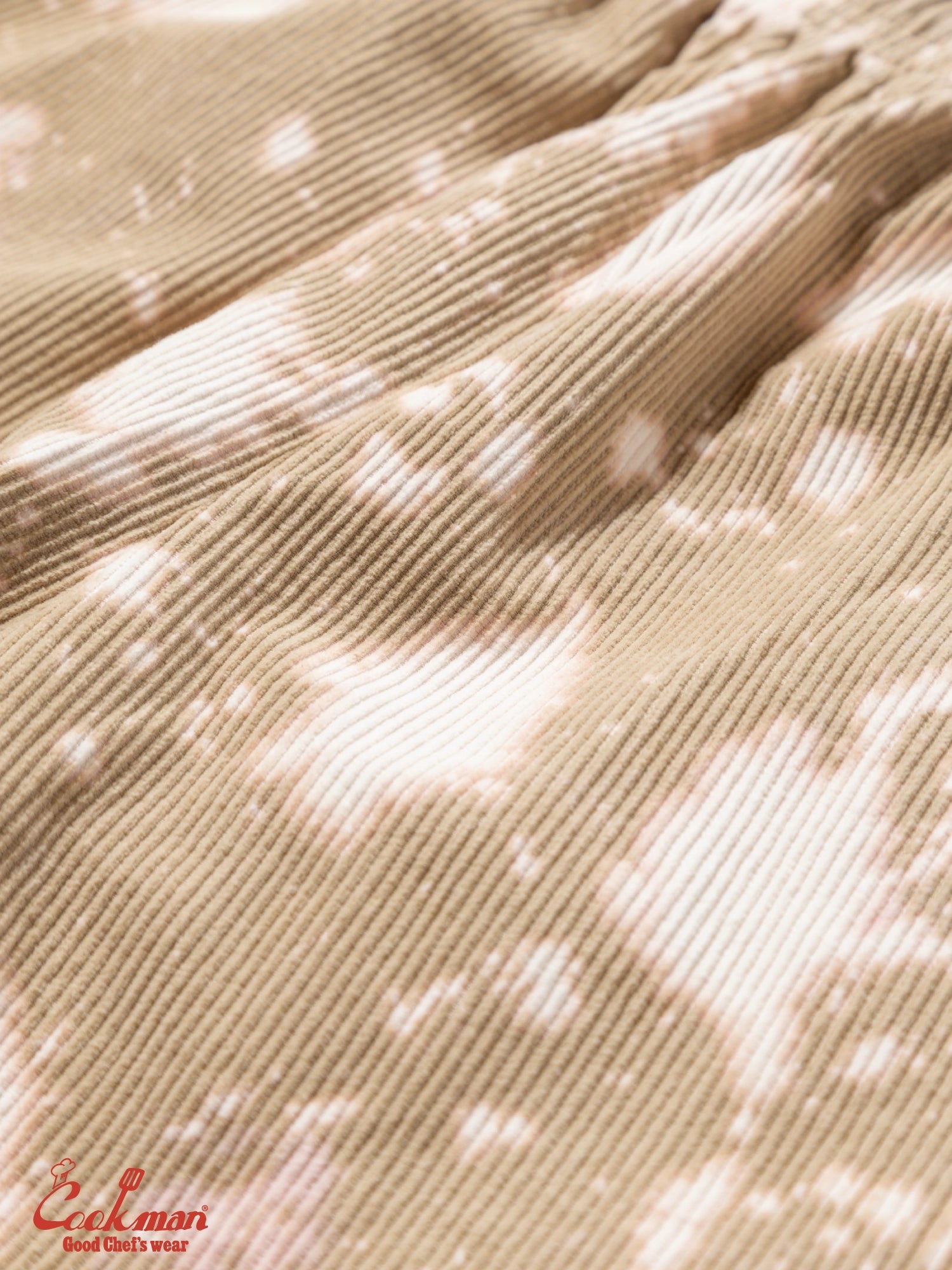 Chef Short Pants - Corduroy Bleach : Beige