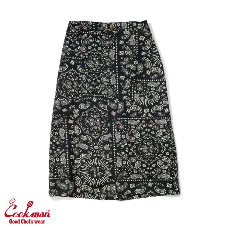 Baker's Skirt - Paisley : Black