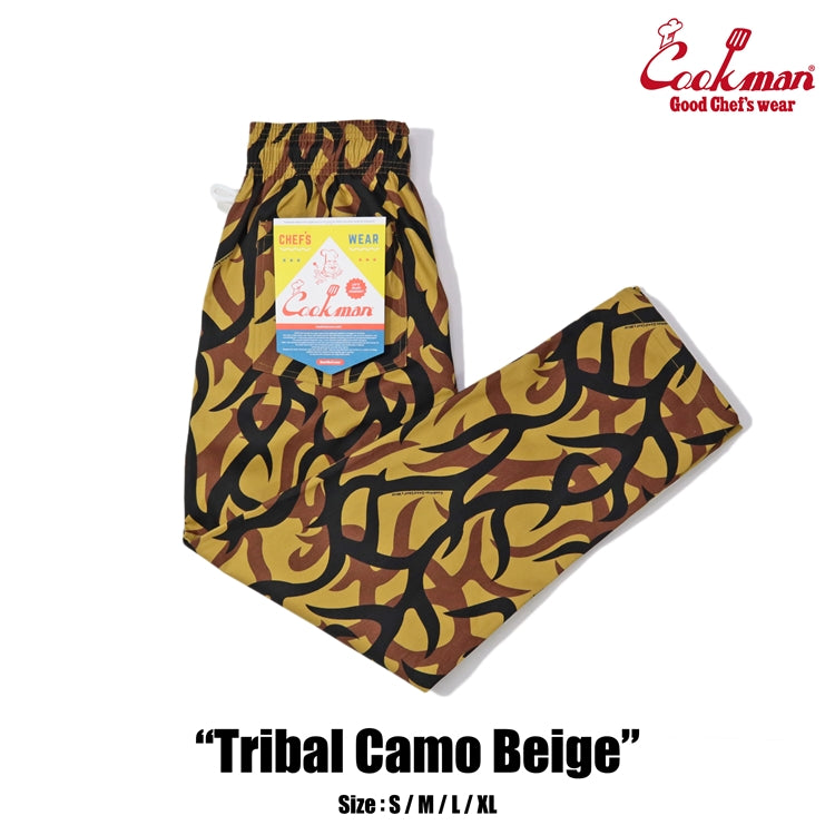 Cookman Chef Pants - Tribal Camo : Beige