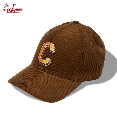Curve Brim Cap : Corduroy Brown