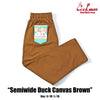 Cookman Chef Pants Semiwide - Duck Canvas : Brown