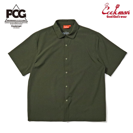 Cookman Work Shirts Short Sleeve Light - Olive