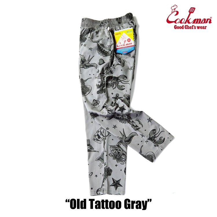 Cookman Chef Pants - Old Tattoo : Gray