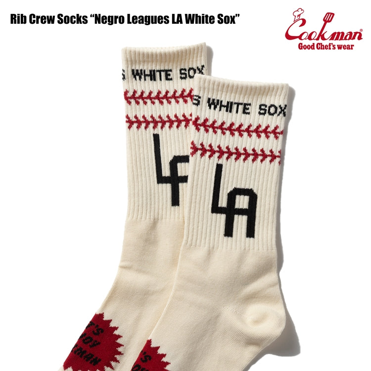 Cookman Rib Crew Socks - Negro Leagues : LA White Sox