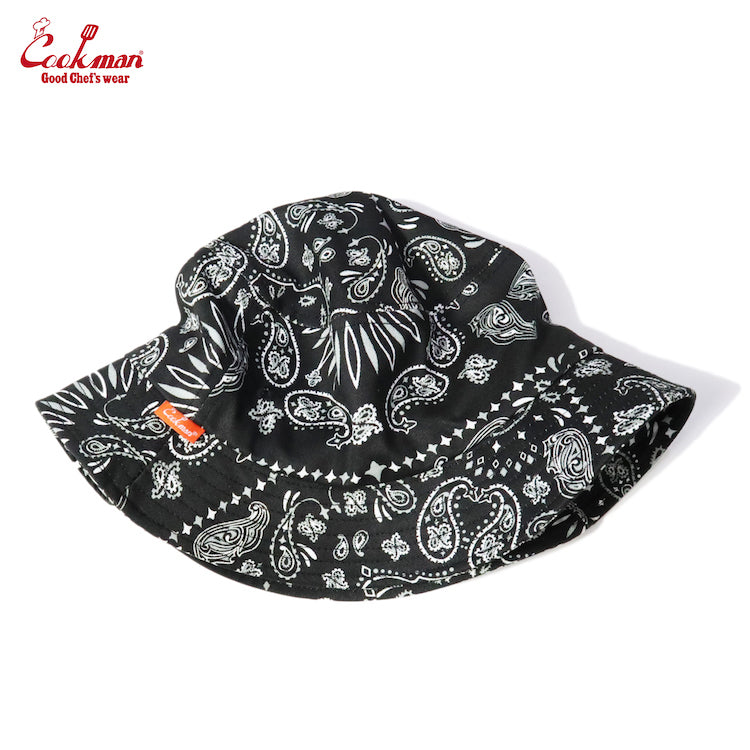 Cookman Bucket Hat - Paisley Black (All Sales Are Final)