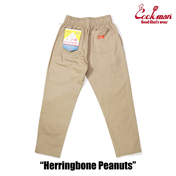 Cookman Chef Pants - Herringbone : Peanuts