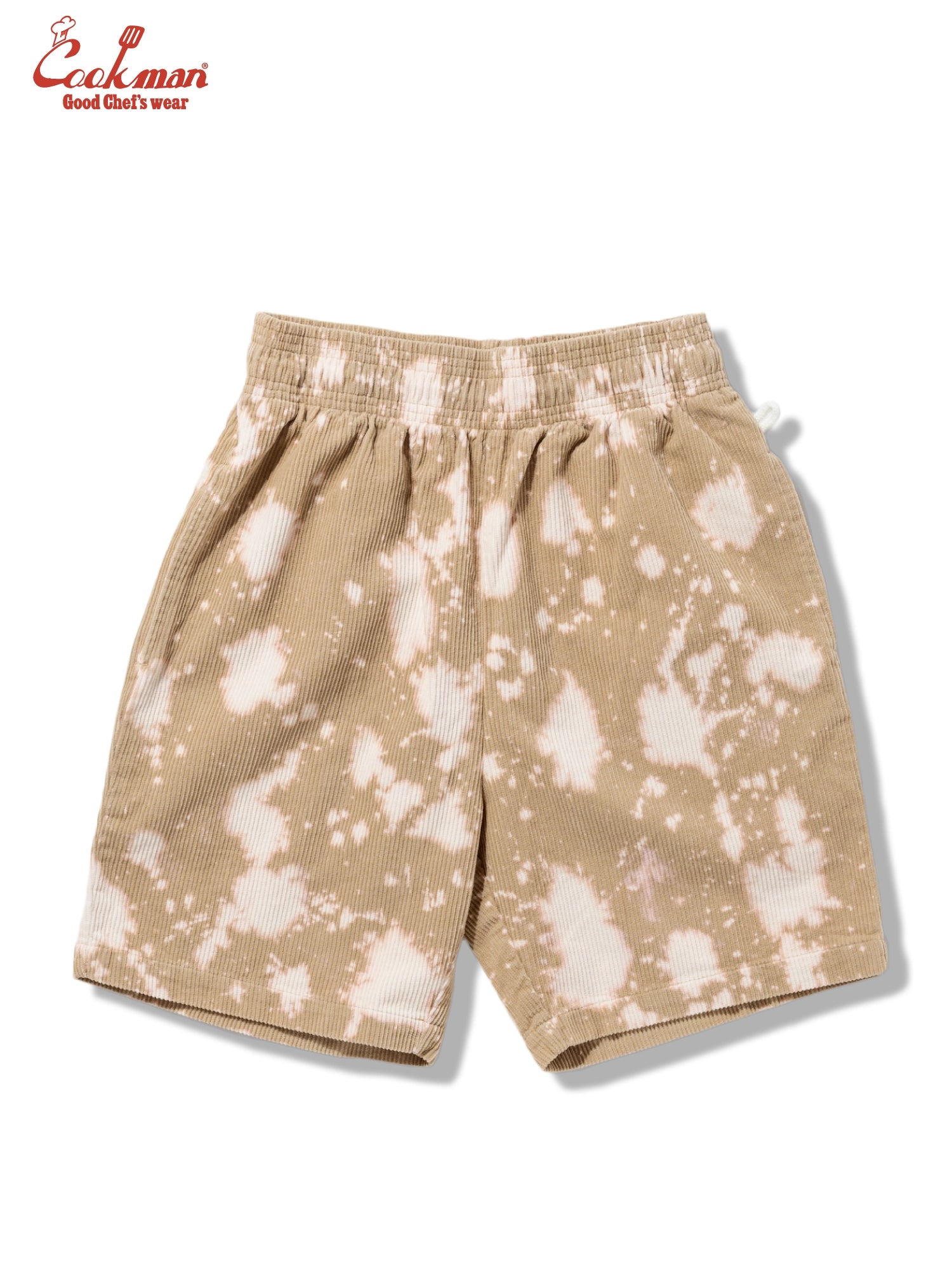 Chef Short Pants - Corduroy Bleach : Beige