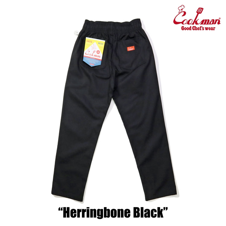 Cookman Chef Pants - Herringbone : Black