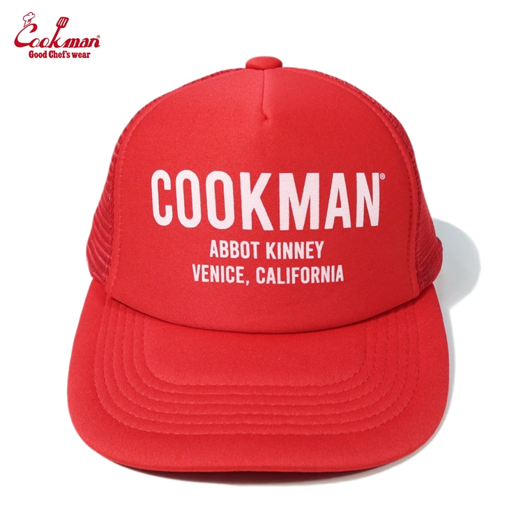 Cookman  Mesh Cap - Abbot Kinney : Tomato