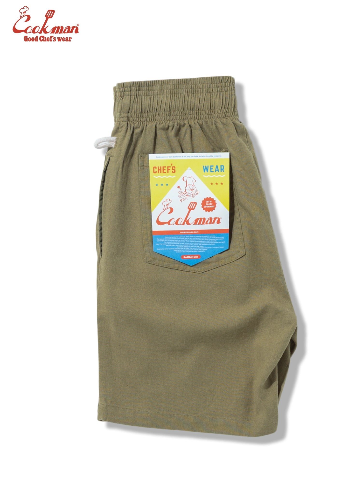 Chef Short Pants - Linen : Olive