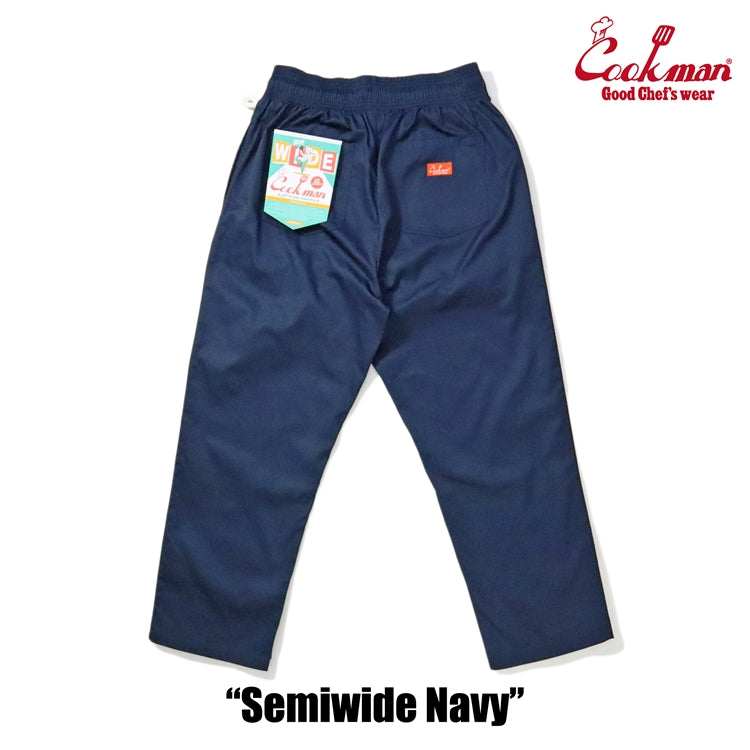 Cookman Chef Pants Semiwide : Navy