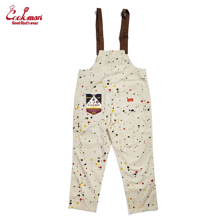 Cookman Fisherman's Bib Overall - Sauce Splash : Beige