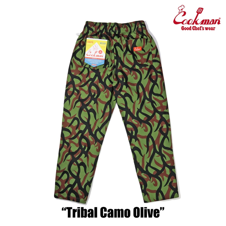 Chef Pants - Tribal Camo : Olive