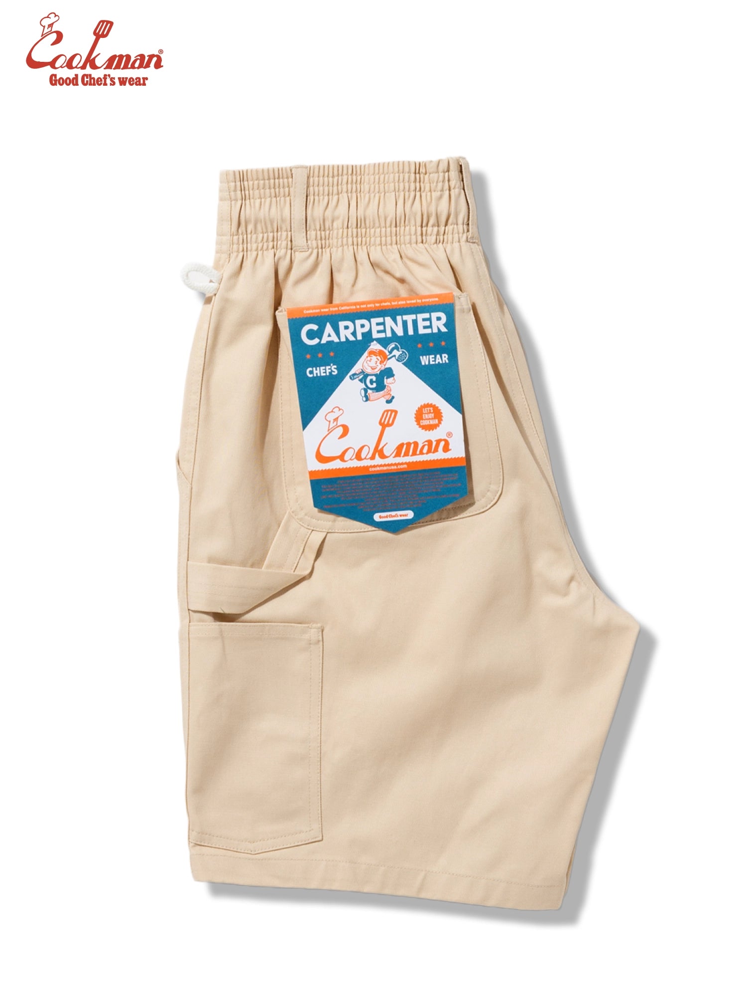 Carpenter's Pants Short : Heavy twill - Cream