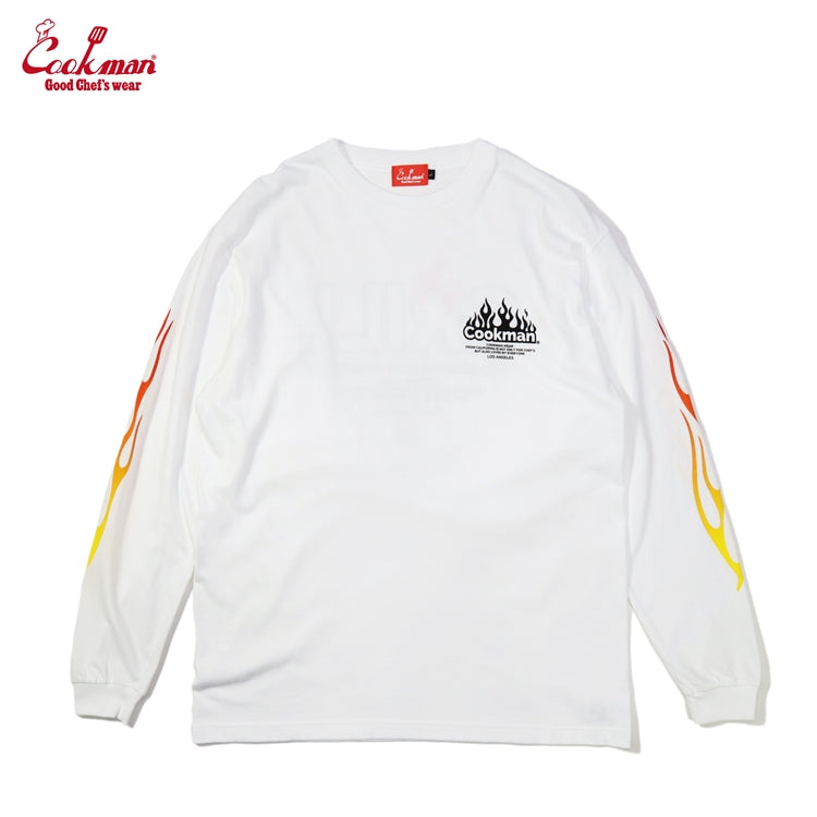 Long Sleeve Tees - Grill : White