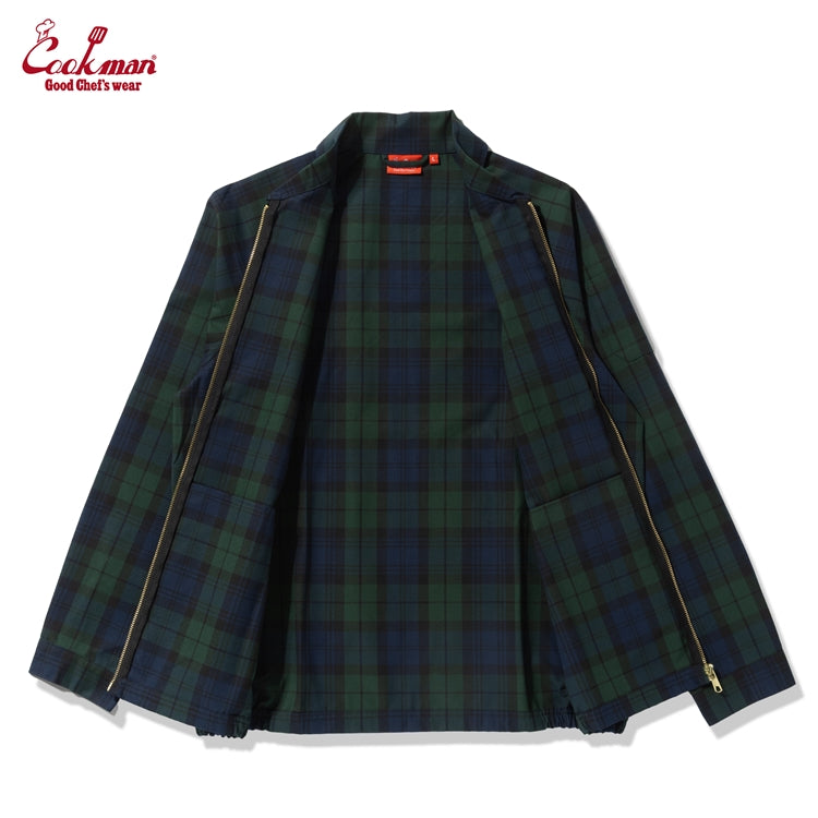 Cookman Delivery Jacket - Woven Black Watch Plaid