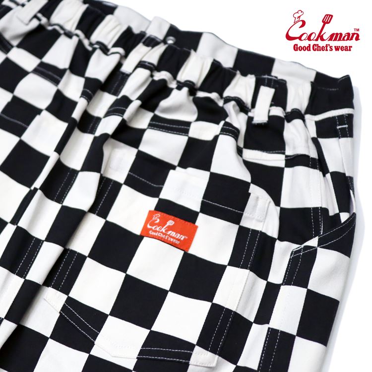 Baker's Skirt - Checker : Black