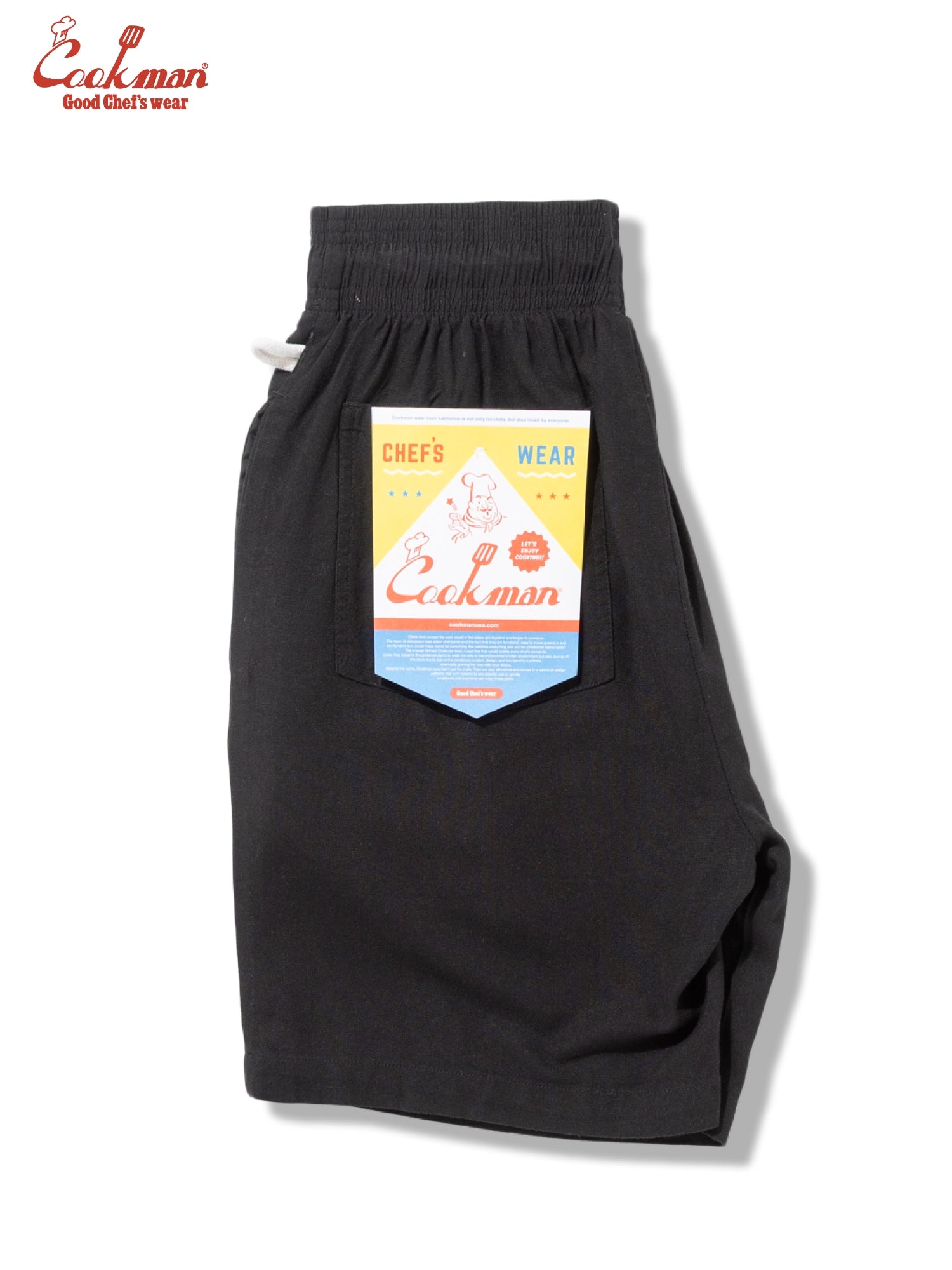 Chef Short Pants - Linen : Black