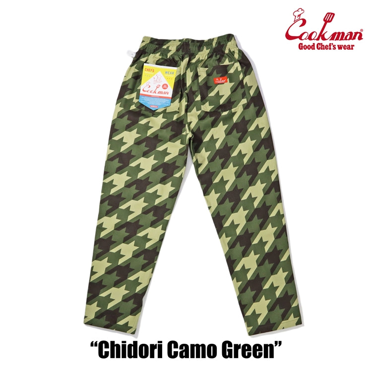 Cookman Chef Pants - Chidori Camo : Green