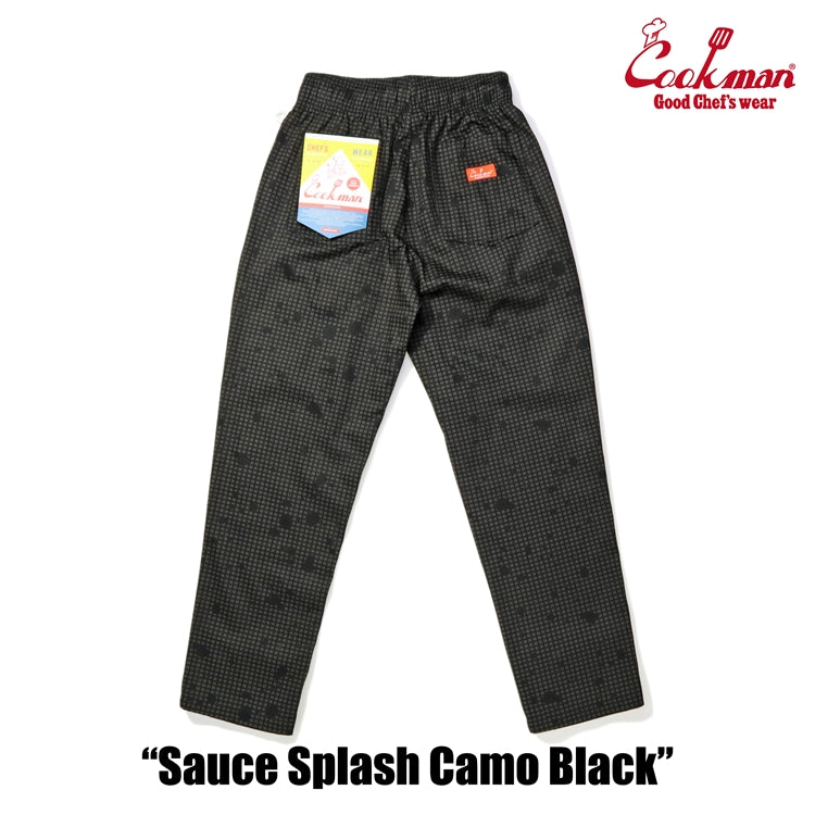 Cookman Chef Pants - Sauce Splash Camo : Black