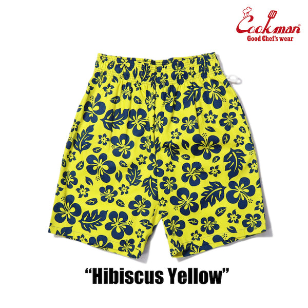 Cookman Chef Short Pants - Hibiscus : Yellow