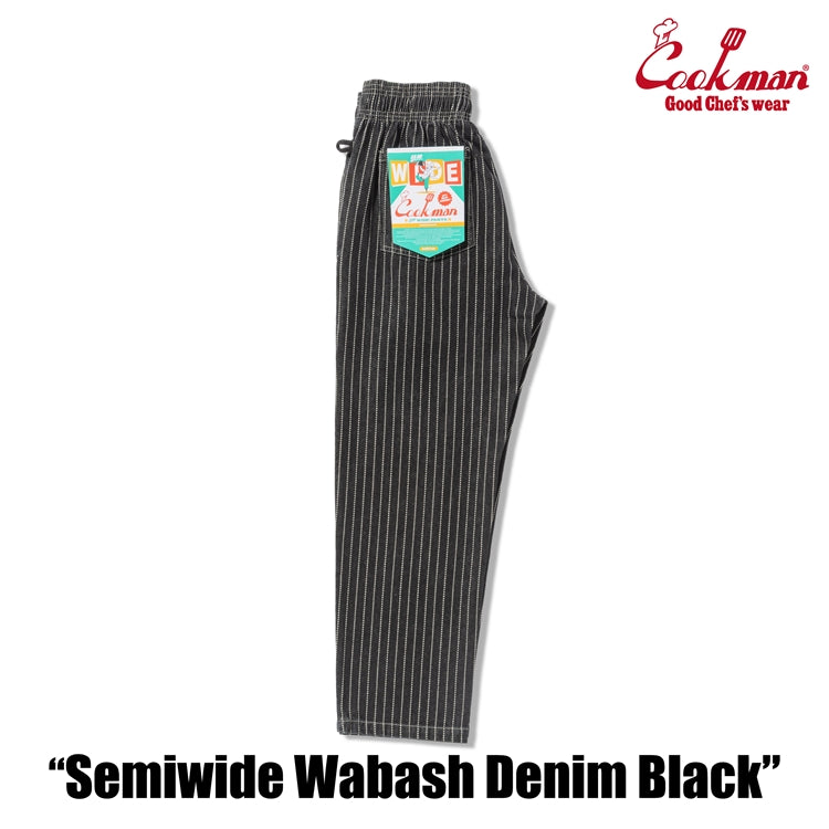 Chef Pants Semiwide -  Wabash Denim : Black