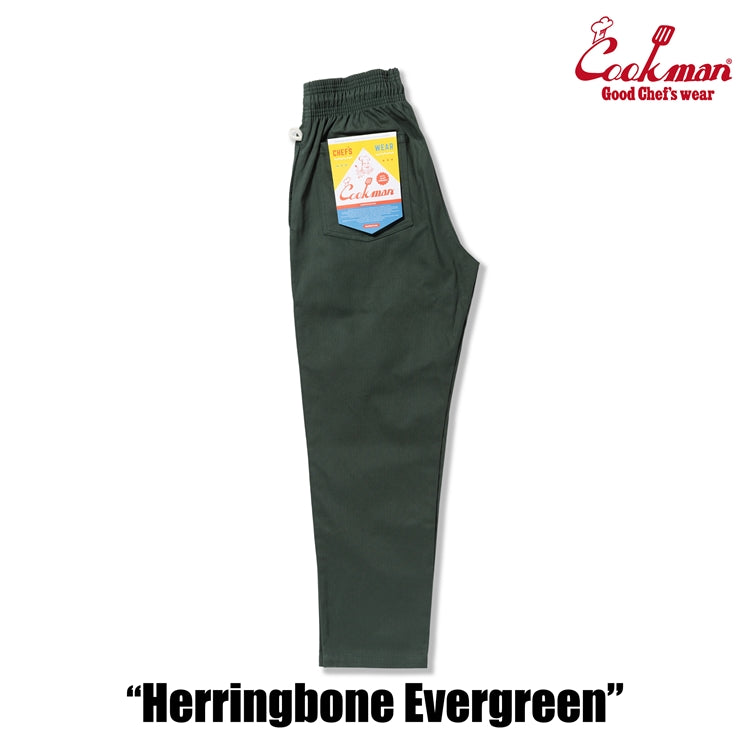 Cookman Chef Pants - Herringbone : Evergreen