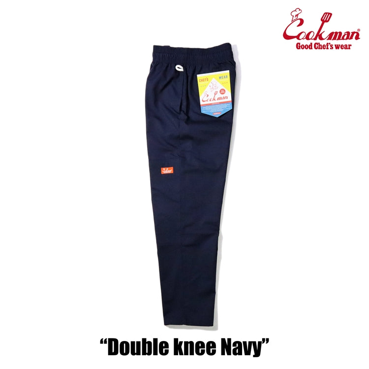 Cookman Chef Pants - Double Knee Ripstop : Navy