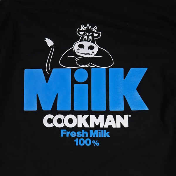 Cookman Long Sleeve Tees - Milk : Black
