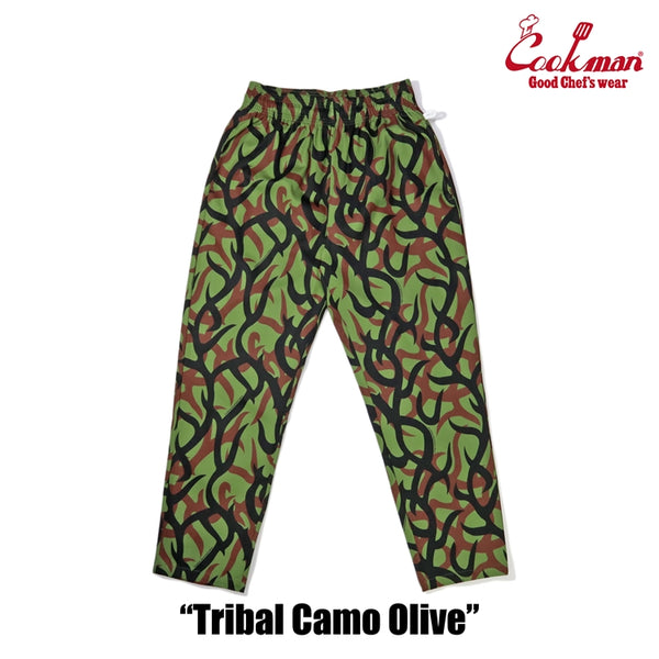 Cookman Chef Pants - Tribal Camo : Olive