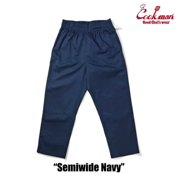 Cookman Chef Pants Semiwide : Navy