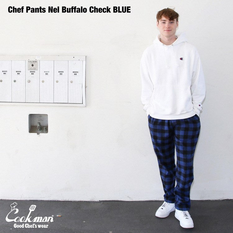 Cookman Chef Pants - Nel Buffalo Plaid : Blue