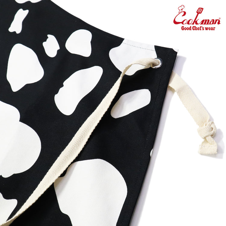 Cookman Long Apron - Cow : Black