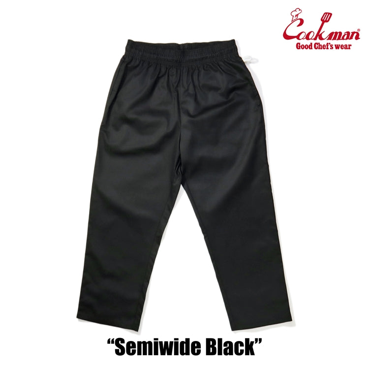 Cookman Chef Pants Semiwide : Black