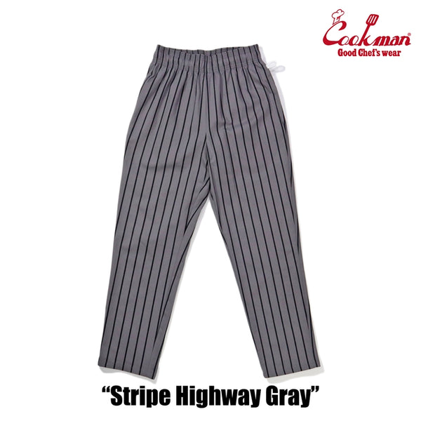 Cookman Chef Pants - Stripe : Highway Gray
