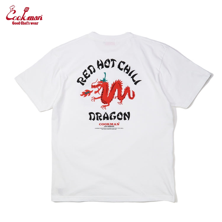 Cookman Tees - Chili Dragon : White